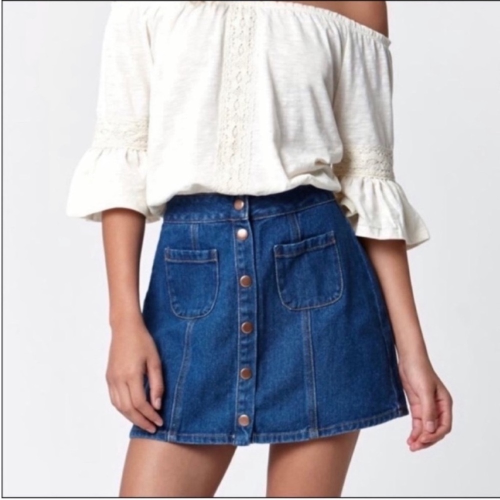 Brandy Melville denim skirt